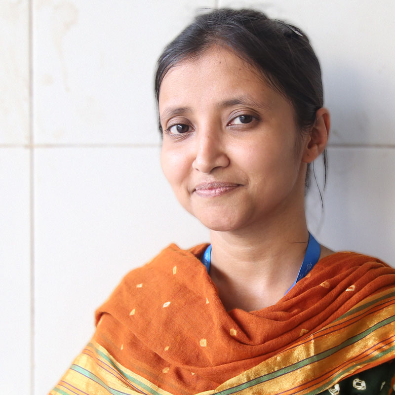 Sozialarbeiterin Sana Ahmed aus Neu-Delhi in Indien.