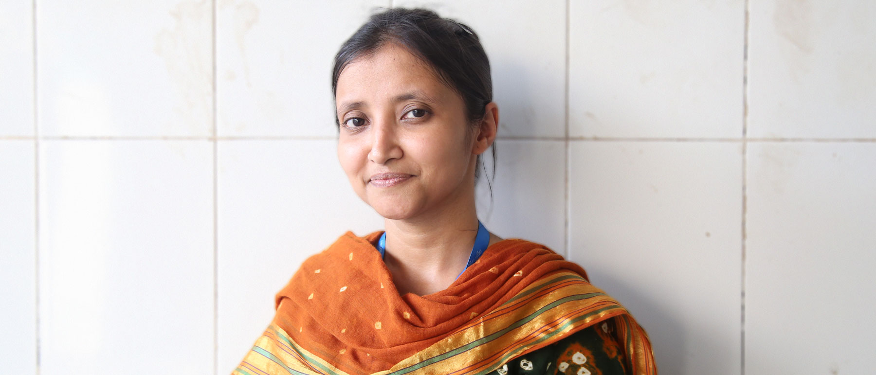 Sozialarbeiterin Sana Ahmed aus Neu-Delhi in Indien.